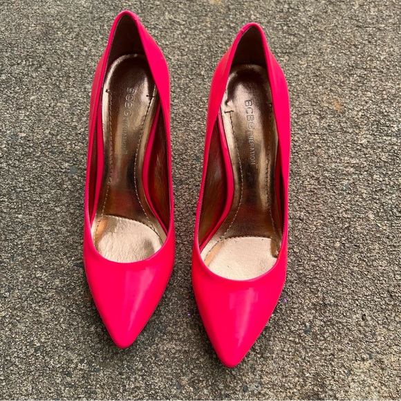 BCBGeneration Hot Pink Heels - Picture 2 of 8